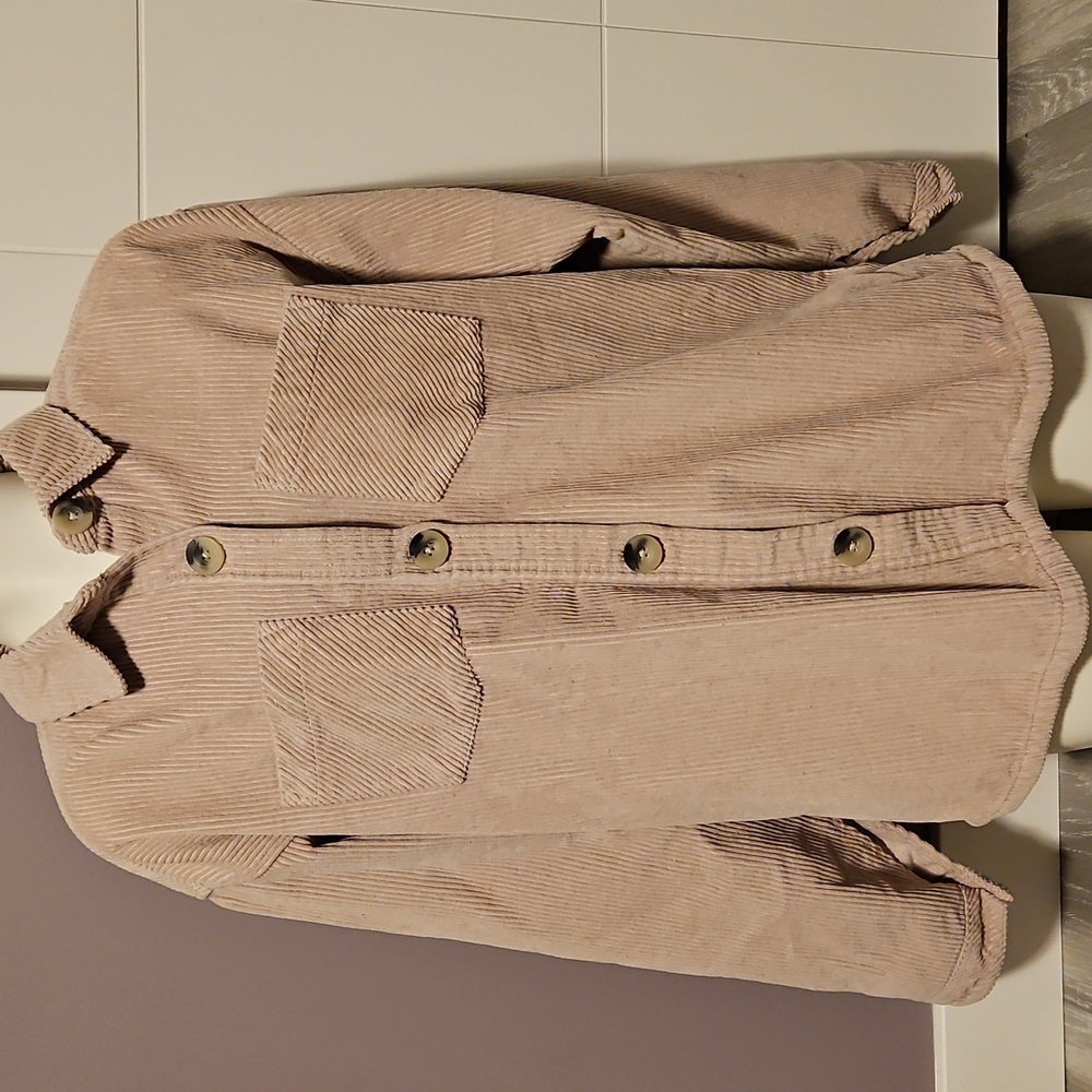 🌺Ripzone Corduroy Overshirt/Shacket In Olympia/Tan
